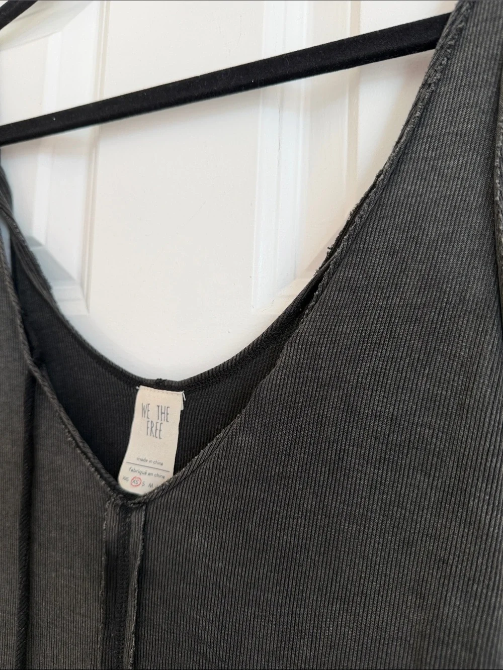 Free People We The Free ribbed charcoal tank